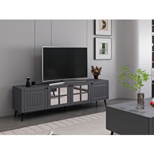 Kale Tv Ünitesi İlkbahar - Antrasit Aynalı Antrasit