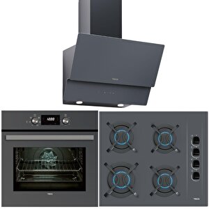 Chef 4 Gri Ankastre Set ( Hak 625 St Börekşefim - Gbc 64002 Kbc St (e4)-atv 60 Pro St)