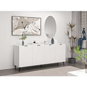 Kale Aynalı Konsol Plus - Beyaz Beyaz