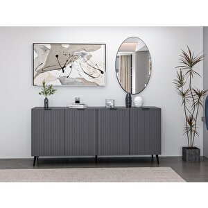 Kale Aynalı Konsol Plus - Antrasit Antrasit