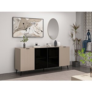 Kale Aynalı Konsol Plus - Kumtaşı Kumtaşı Füme Cam