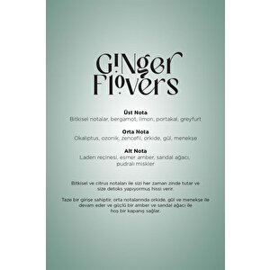 Carpex Ginger Flowers 125 Ml. Classic Seri E2 Power Makine Koku Kartuşu 6 Adet