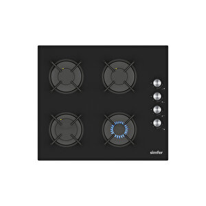 ✨simfer 3'lü Ankastre Set - 4 Fonksiyon Ankastre Fırın + Siyah Cam Ocak + Push Button Siyah Cam Davlumbaz