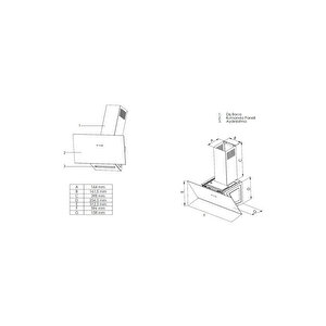✨simfer 3'lü Ankastre Set - 4 Fonksiyon Ankastre Fırın + Siyah Cam Ocak + Push Button Siyah Cam Davlumbaz