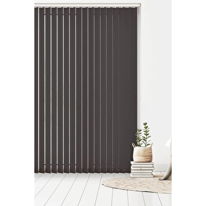 Antrasit Kumaş Dikey Perde  Döndürülebilen Tam Açık Ya Da Tam Kapalı   Kumaş Dikey 120x230 cm