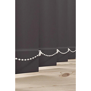 Antrasit Kumaş Dikey Perde  Döndürülebilen Tam Açık Ya Da Tam Kapalı   Kumaş Dikey 120x230 cm