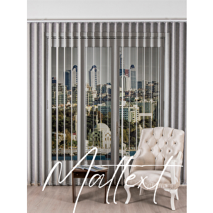 Beyaz Kumaş Dikey Perde  Döndürülebilen Tam Açık Ya Da Tam Kapalı   Kumaş Dikey 110x220 cm