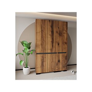 Floransa 6 Kapılı Flr6-ıra Ceviz- Antrasit Gardırop