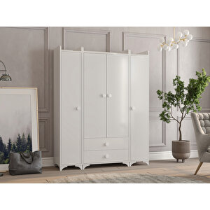 Pati̇ko Swi̇ng Bdlp 050 4 Kapili Dolap Beyaz