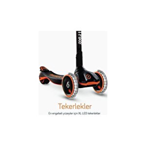 Smartrike Xtend Ride On Ebeveyn Kontrollü 3 Tekerlekli Çocuk Scooter Turuncu