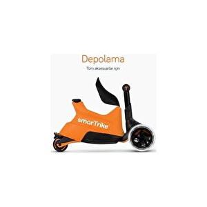 Smartrike Xtend Ride On Ebeveyn Kontrollü 3 Tekerlekli Çocuk Scooter Turuncu