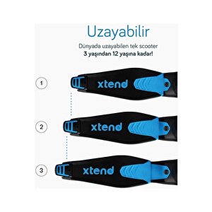Smartrike Xtend Büyüyebilen Ride On Scooter (1 - 12 Yaş) - Blue