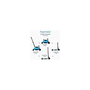 Smartrike Xtend Büyüyebilen Ride On Scooter (1 - 12 Yaş) - Blue