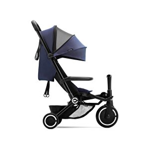 Smartrike Traveler Hepsi Bir Arada Aktif Kabin Boy Bebek Arabası Ve Bisiklet (6 Ay – 4 Yaş) - Midnight Blue
