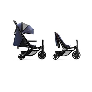 Smartrike Traveler Hepsi Bir Arada Aktif Kabin Boy Bebek Arabası Ve Bisiklet (6 Ay – 4 Yaş) - Midnight Blue
