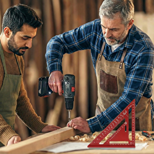 Ysb Alüminyum Üçgen Marangoz Gönye 30 Cm