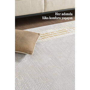 Salon Halısı Oturma Odası Halısı Mutfak Halısı Polyester Halı Gold Halı Modern Halı Yumuşak Halı