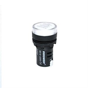 Led Sinyal Lambası 22mm 24v Beyaz ( 5 Adet )