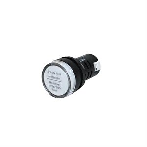 Led Sinyal Lambası 22mm 24v Beyaz ( 5 Adet )