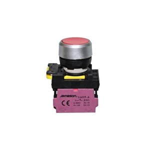22mm Kırmızı Yaylı Stop Buton ( 5 Adet )