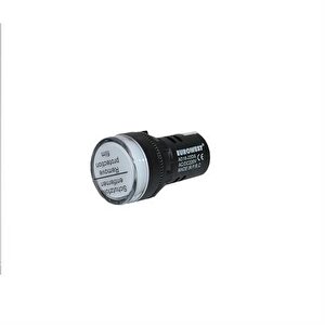 Beyaz Led Sinyal Lambası 22mm 220v ( 5 Adet )