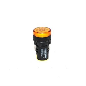 22mm Led Sinyal Lambası 24v Sarı ( 5 Adet )