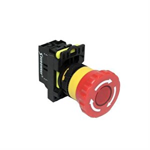 220v Led Işıklı Acil Stop Butonu 22mm 1nc ( 2 Adet )