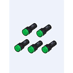 Jameson Yeşil Led Sinyal Lambası 22mm 24v ( 5 Adet )