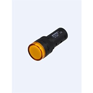 Sarı Led Sinyal Lambası 22mm 220v ( 5 Adet )