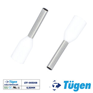 0,50mm İzoleli Yüksük Beyaz ( 1 Kutu 1000 Adet )