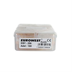 6mm Sarı İzoleli Ek Muf ( 1 Kutu 100 Adet )