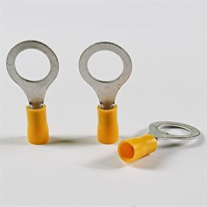 4,00-6,00mm M12 Yuvarlak Tip İzoleli Kablo Ucu ( 1 Kutu 100 Adet )