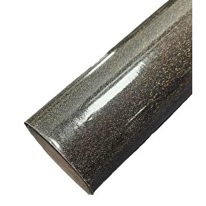 Simli Koyu Kahve Folyo Yapışkanlı 152 Cm - 1 Mt