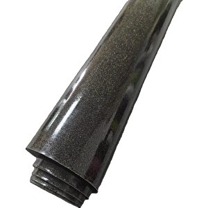 Simli Koyu Kahve Folyo Yapışkanlı 152 Cm - 1 Mt