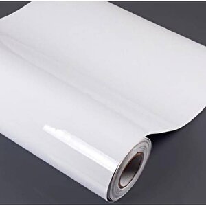 Parlak Beyaz Folyo 50 Cm X 1 Metre Dolap Kaplama Folyosu