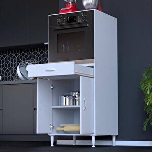 Belek Üst Ankastre Ve Alt Çekmeceli Dolap Seti
