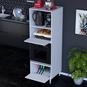 Qpier Üst Düşer Kapaklı Dolap Orta Ankastre Alt Düşer Kapaklı Göz Dolap Seti