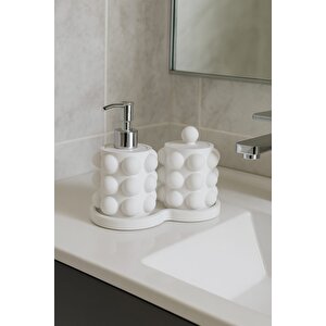 Beton Buble Sıvı Sabunluk Set