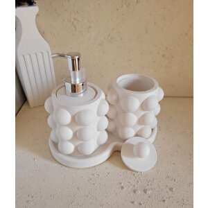 Beton Buble Sıvı Sabunluk Set