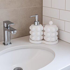 Beton Buble Sıvı Sabunluk Set