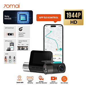 70mai Dashcam A500s-1 Araç İçi Kamera + Rc06 Arka Kamera Set