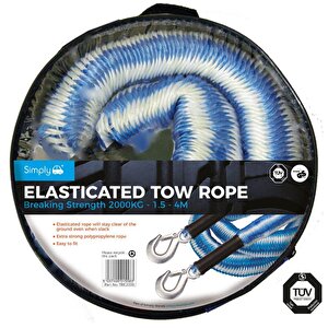 Araba Çekme Halat Elastik 1.5x4m 2000kg