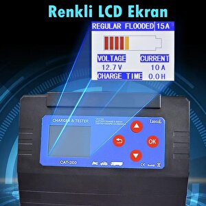 Lancol Akü Test Ve Sarj Cihazi 12v/15a Cat-300