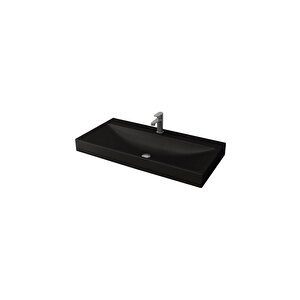 Scala Arch Tezgah Üstü Lavabo, 100 Cm, Mat Siyah 1079-004-0126
