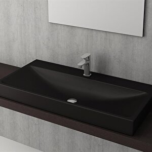 Scala Arch Tezgah Üstü Lavabo, 100 Cm, Mat Siyah 1079-004-0126