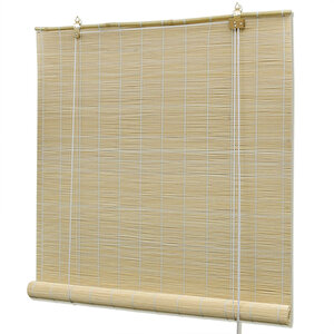 Bambu Stor Perde 90 X 180 Cm Ahşap Güneşlik Balkon Perdesi 6005