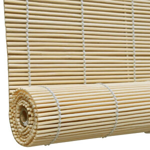 Bambu Stor Perde 90 X 180 Cm Ahşap Güneşlik Balkon Perdesi 6005