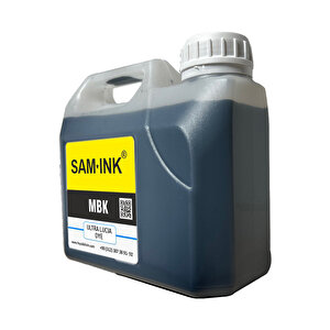 FEYİNK® Samink Canon Pro Serisi Plotter Dye Kartuş Dolum Mürekkebi Pfi-1300 Pfi-1700 Mbk (matt Black) -1000ml-