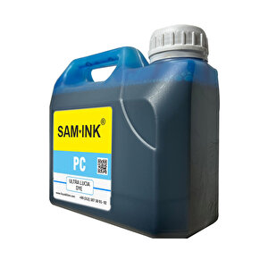 FEYİNK® Samink Canon Pro Serisi Plotter Dye Kartuş Dolum Mürekkebi Pfi-1300 Pfi-1700 Pc (photo Cyan) -1000ml-