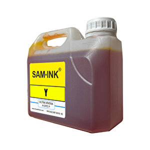 Feyink® Samink Hp Z Serisi Plotter Pigment Kartuş Dolum Mürekkebi Z2100/z5200/z5400/z5600/y (yellow) -1000ml-